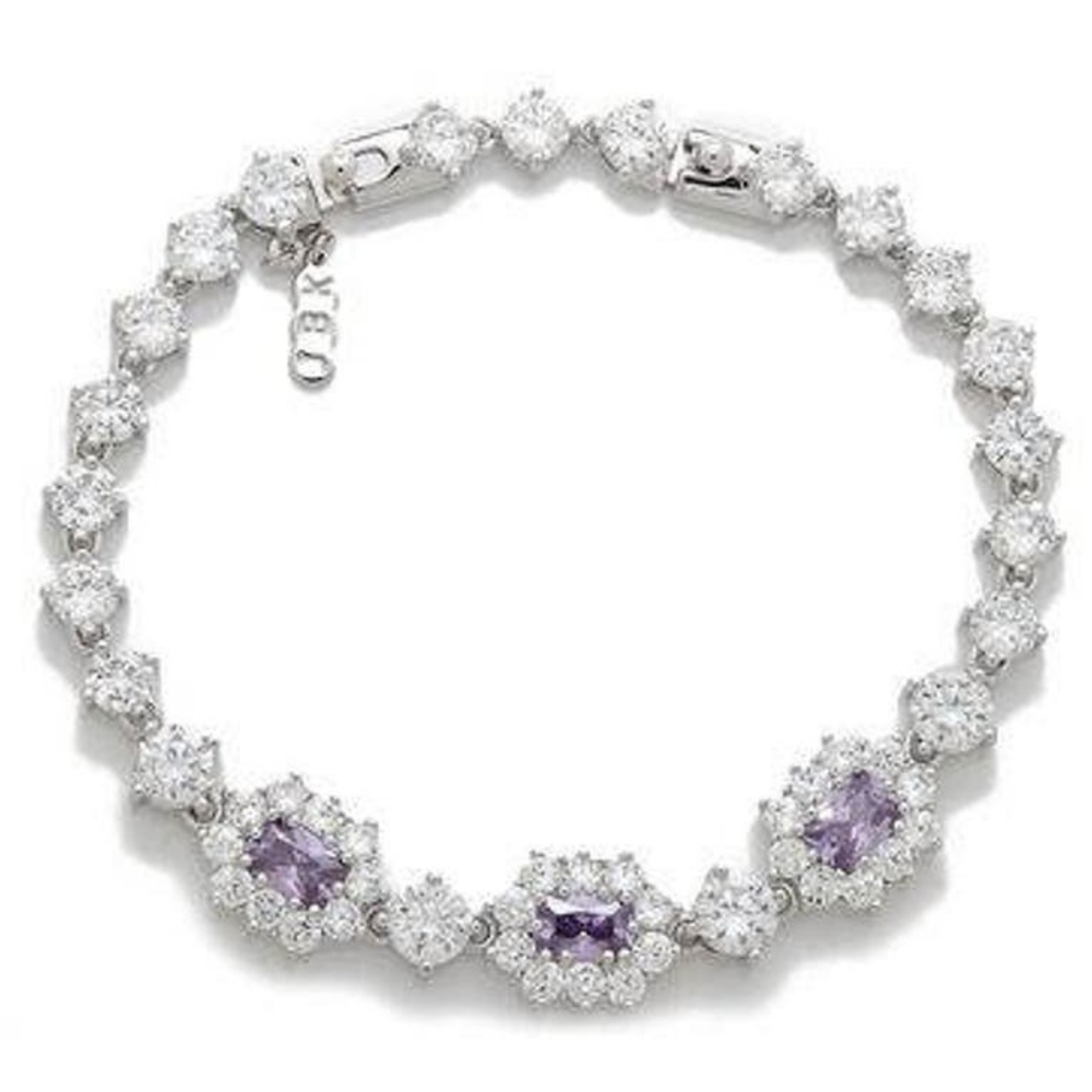 Jackie Kennedy Simulated Tanzanite Bracelet